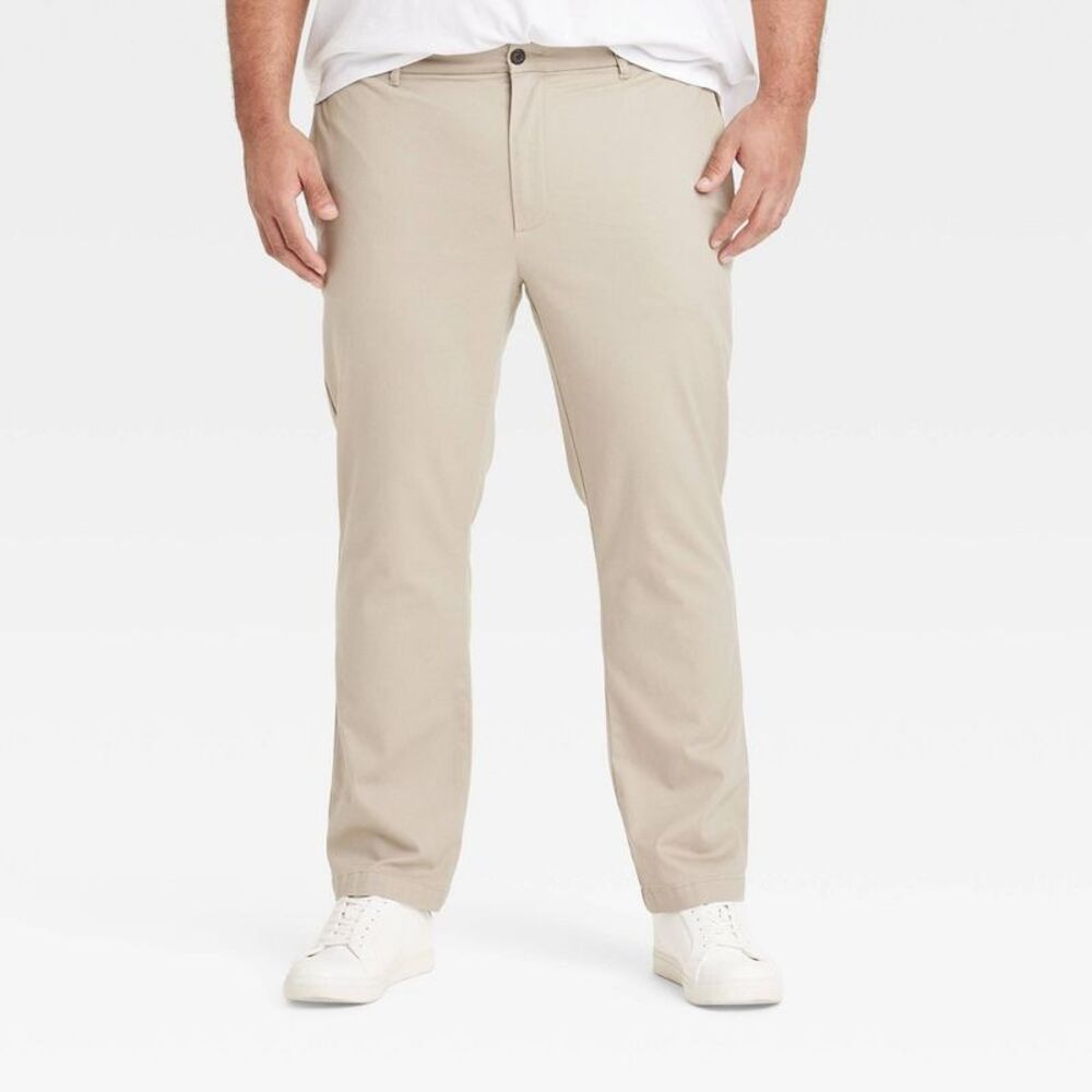 Goodfellow & Co - Men's Comfort Wear Slim Fit Chino Pants - Goodfell Tan